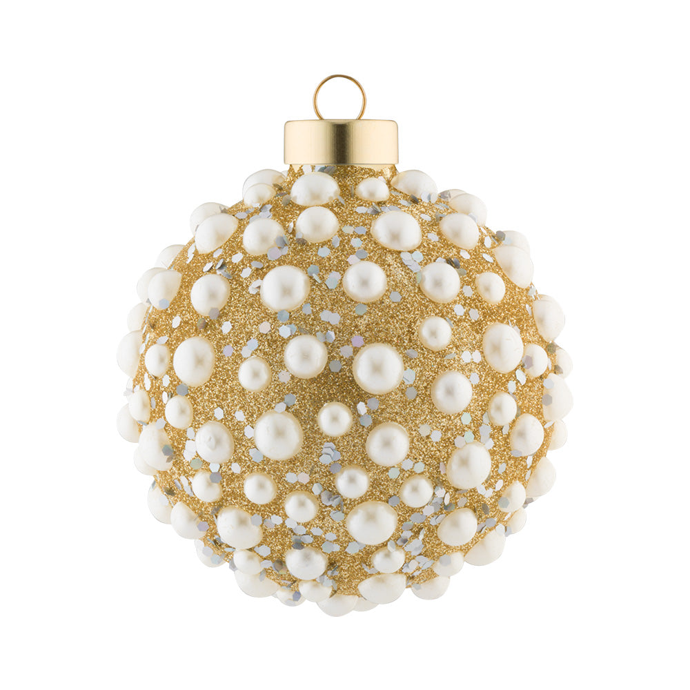 Glitzy Pearl Round