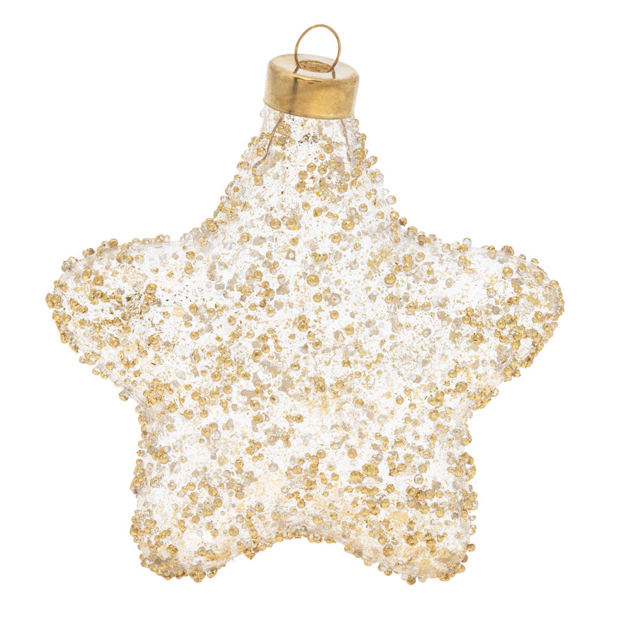 glass star ornament