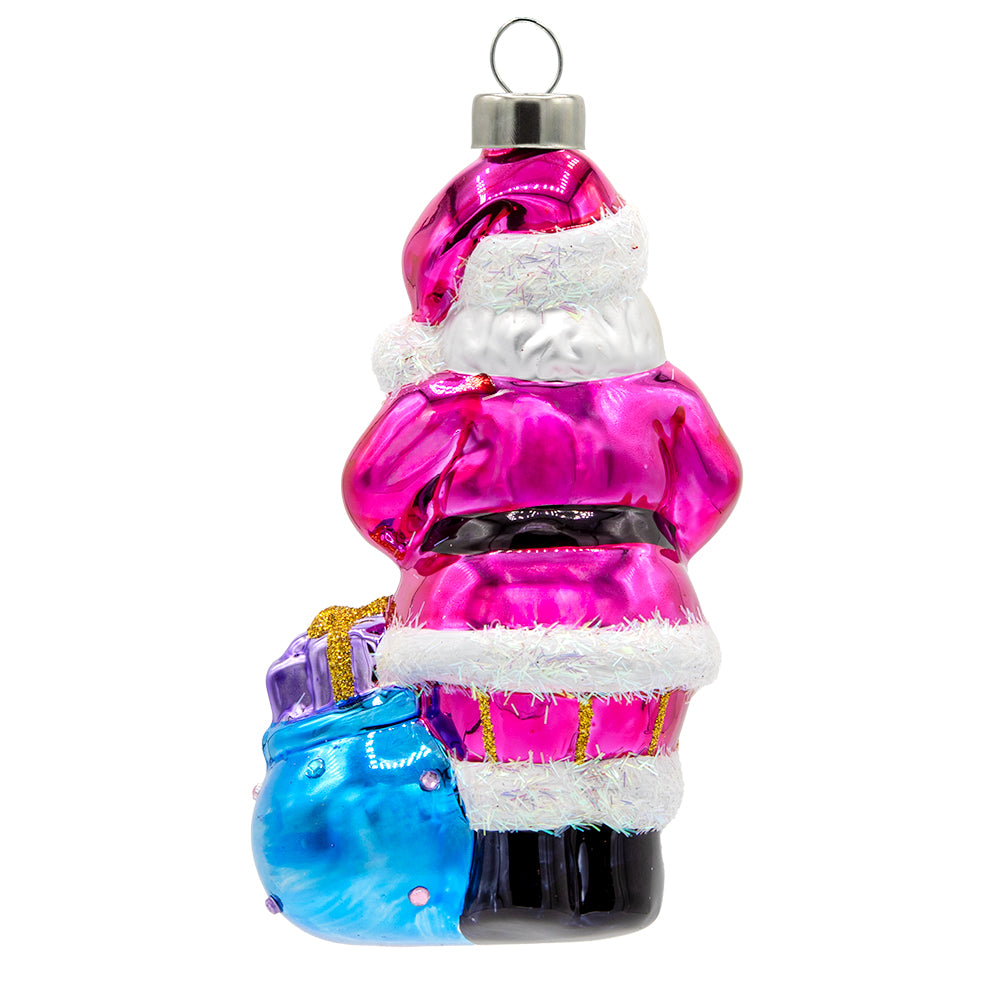 Back image - Gift Bag Santa - (Santa ornament)