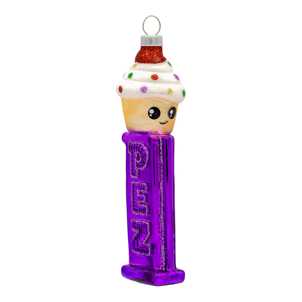 Side image - Sweet Cupcake PEZ© Dispenser - (PEZ candy ornament)