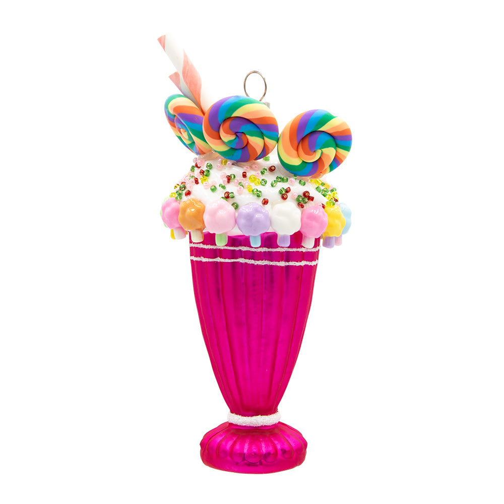 Back image - Sweet Treat Milkshake - (Ice cream ornament)