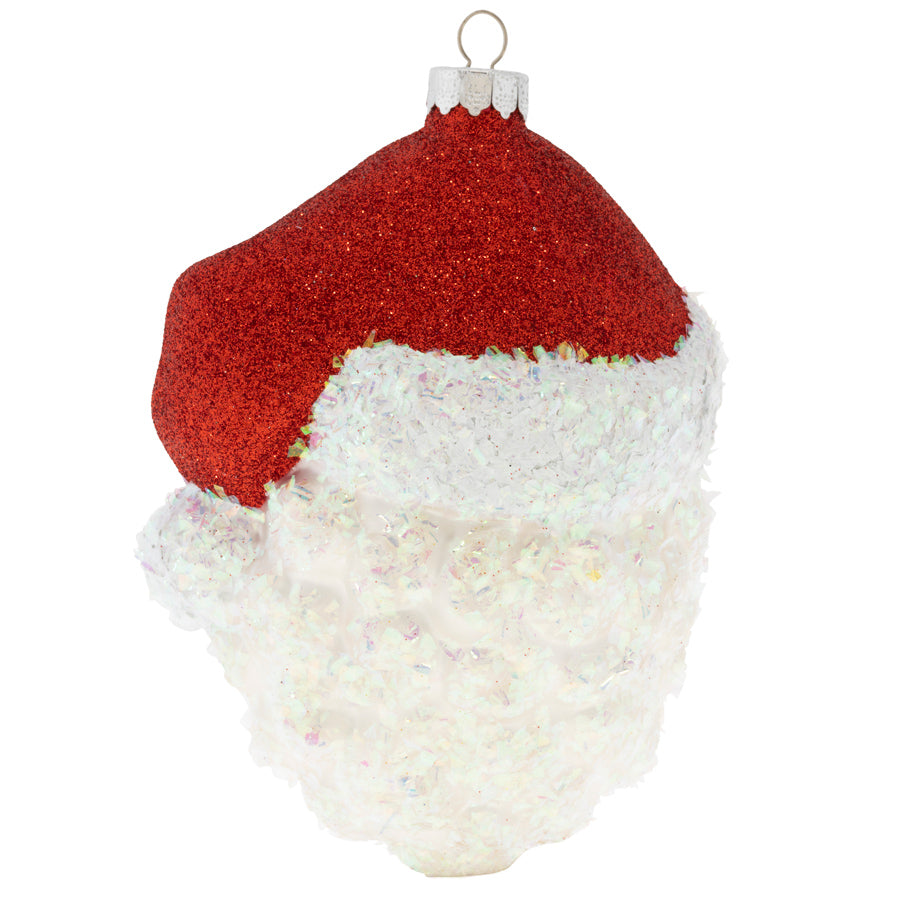 Iridescent Glitter Santa