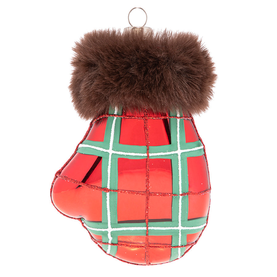 Plaid Mitten
