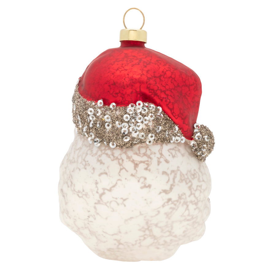 Sparkling Santa Ornament