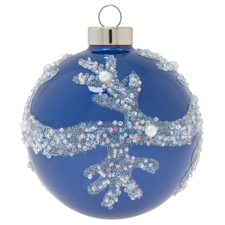 Blue Coral Reef Pearls Round