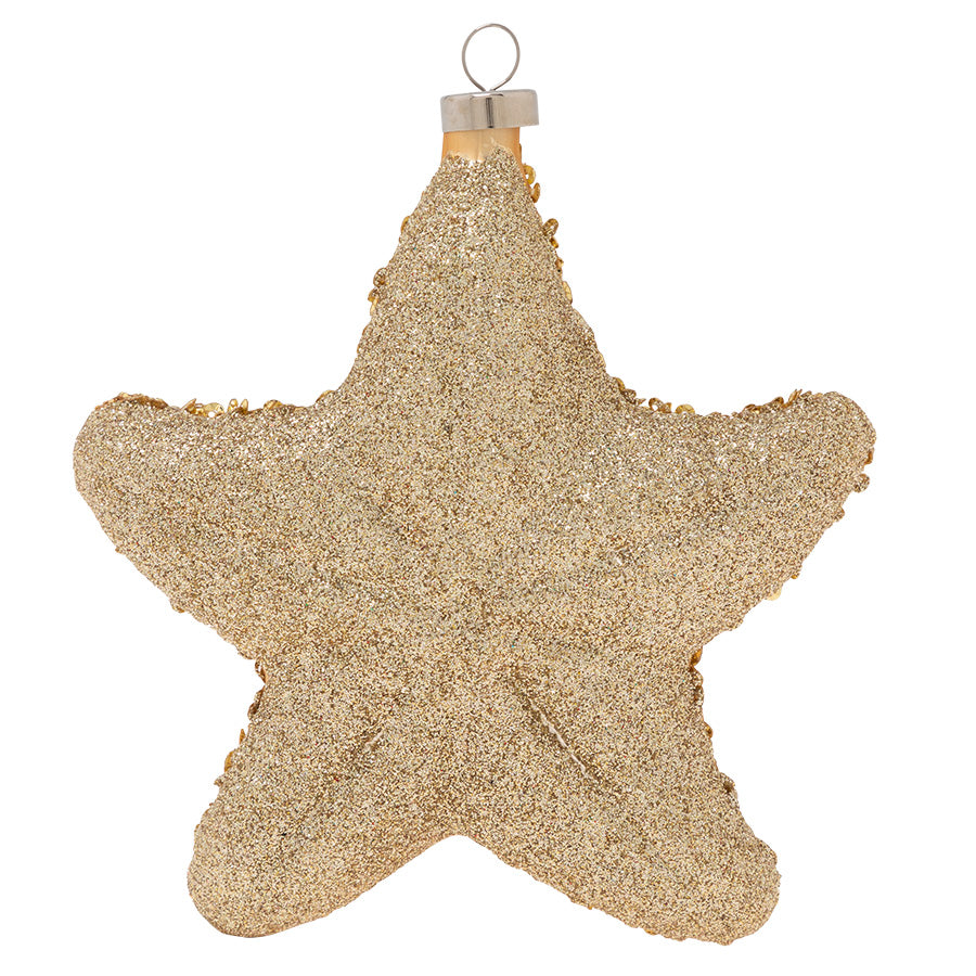 Gold Pearl Encrusted Star Fish