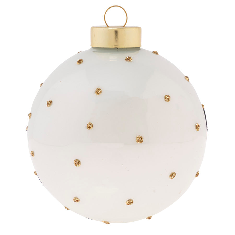 Golden Bees and Flowers Round