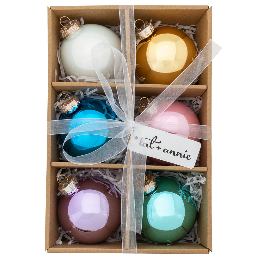 6 Count Iridescent Holiday