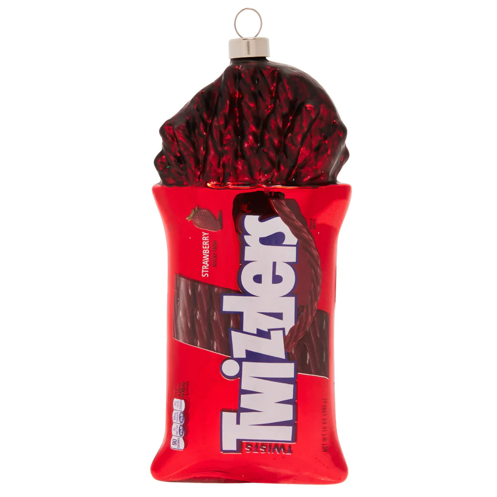 Front image - Bag of TWIZZLERS - (TWIZZLERS candy ornament)