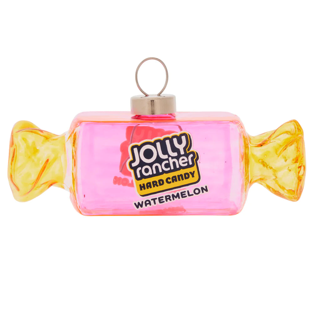 This detailed glass JOLLY RANCHER Watermelon ornament looks just like the real thing!