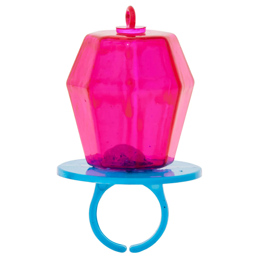 Your holiday is sure to be jolly with this sparkling Ring Pop® Strawberry glass ornament.