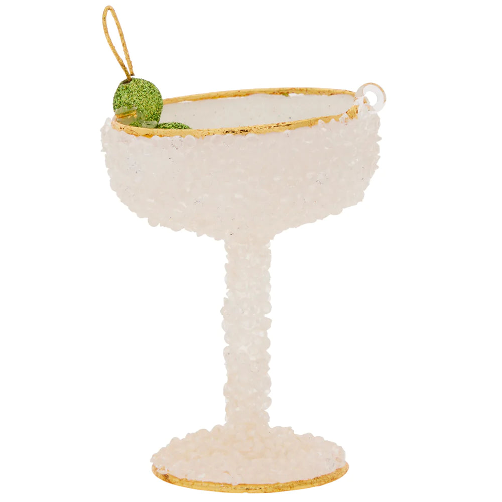 Shaken or stirred? Nothing says "Cheers to the season" like a martini with olives.