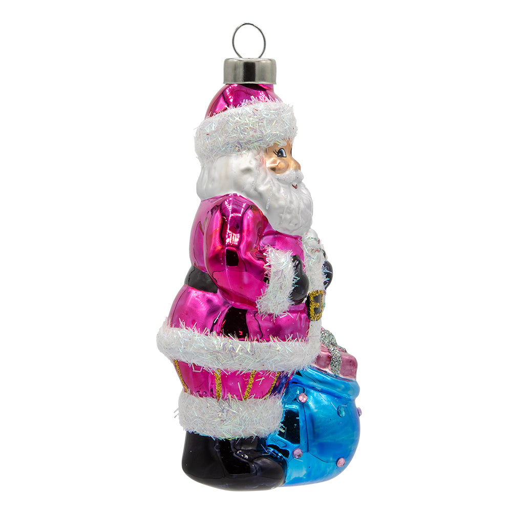 Side image - Gift Bag Santa - (Santa ornament)