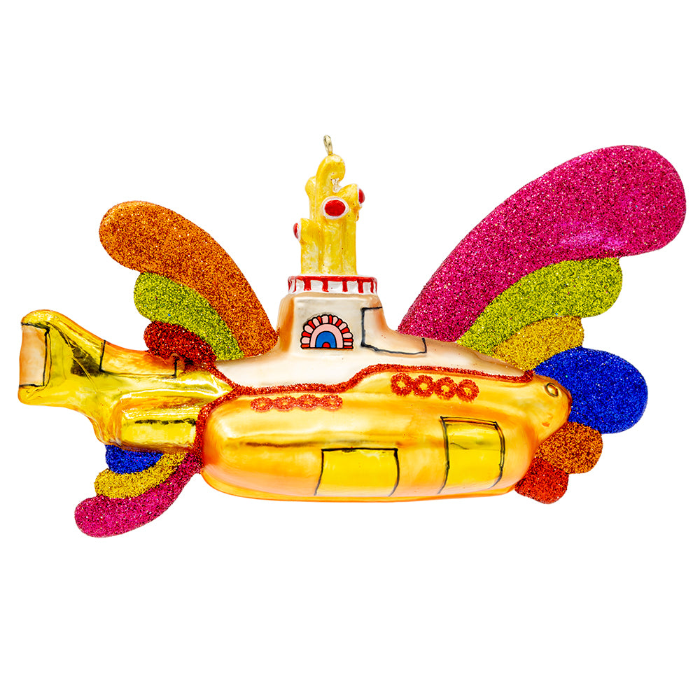 Front image - Beatles Colorful Yellow Submarine - (The Beatles ornament)