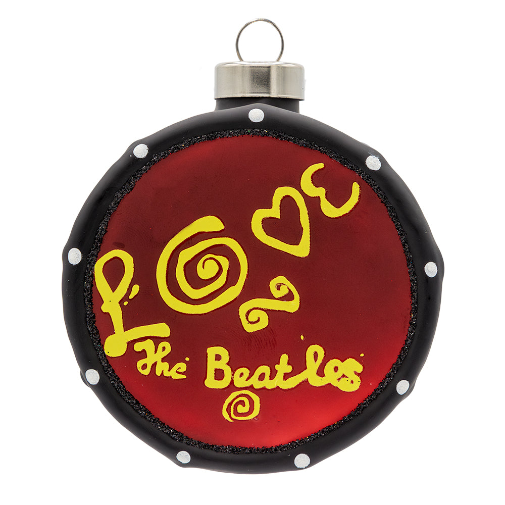 Back image - Beatles Love Drum - (The Beatles ornament)