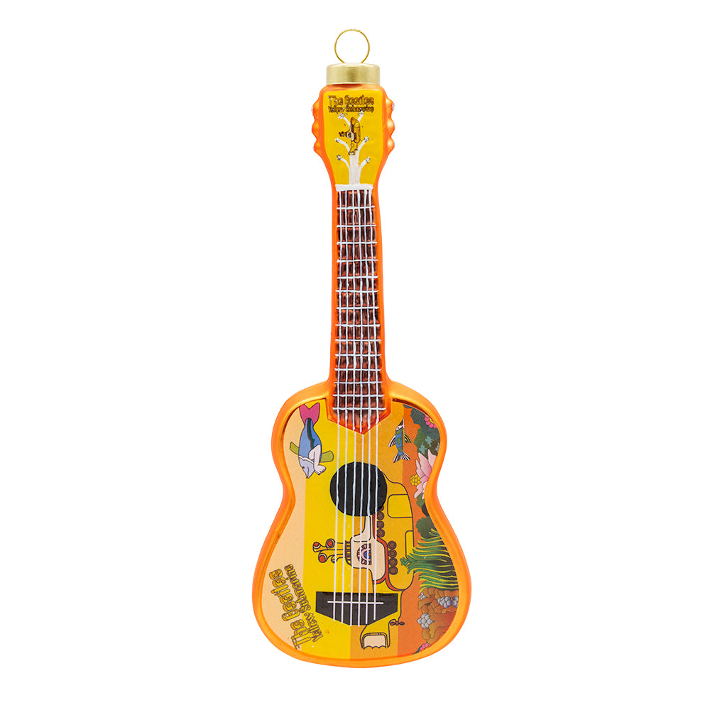 Front image - Beatles Yellow Submarine Guitar - (The Beatles ornament)