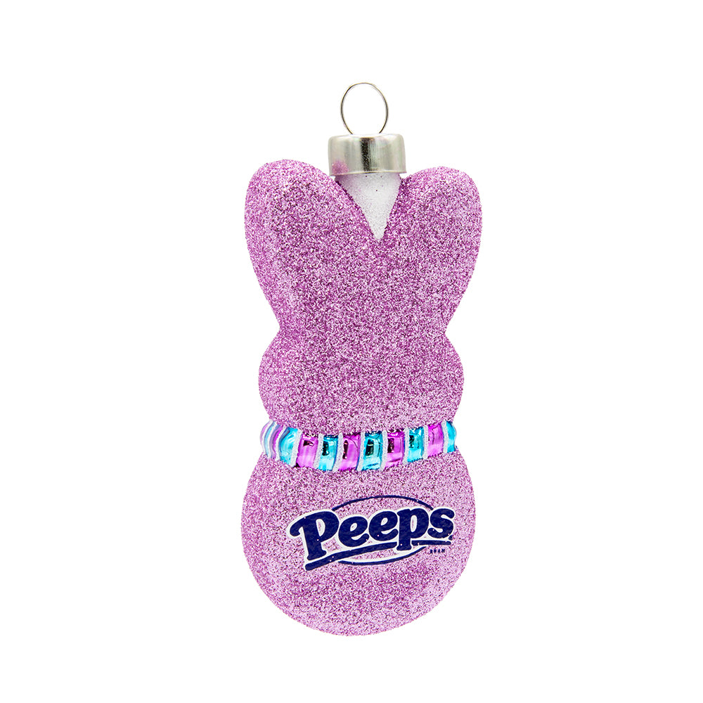 Back image - Purple PEEPS® Bunny - (PEEPS candy ornament)
