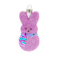 Front image - Purple PEEPS® Bunny - (PEEPS candy ornament)