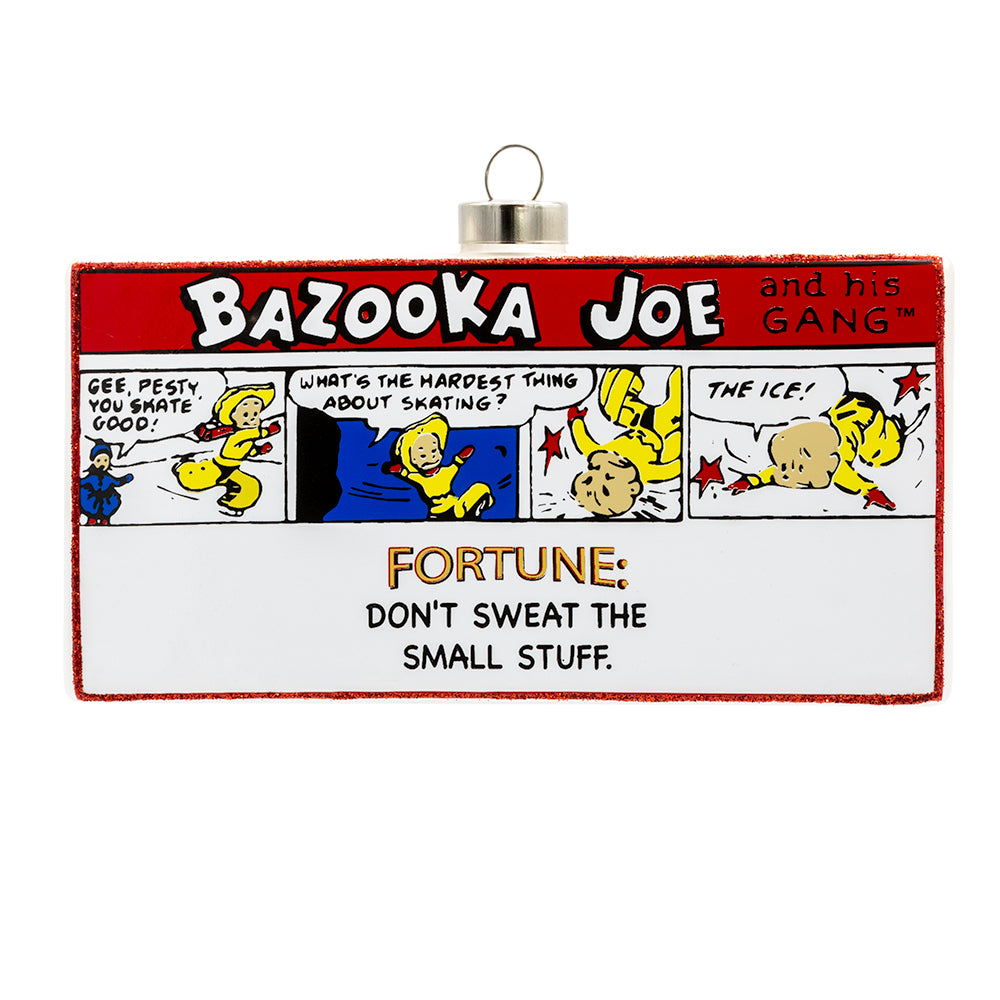 Back image - Bazooka Bubble Gum Box - (Bubble gum ornament)