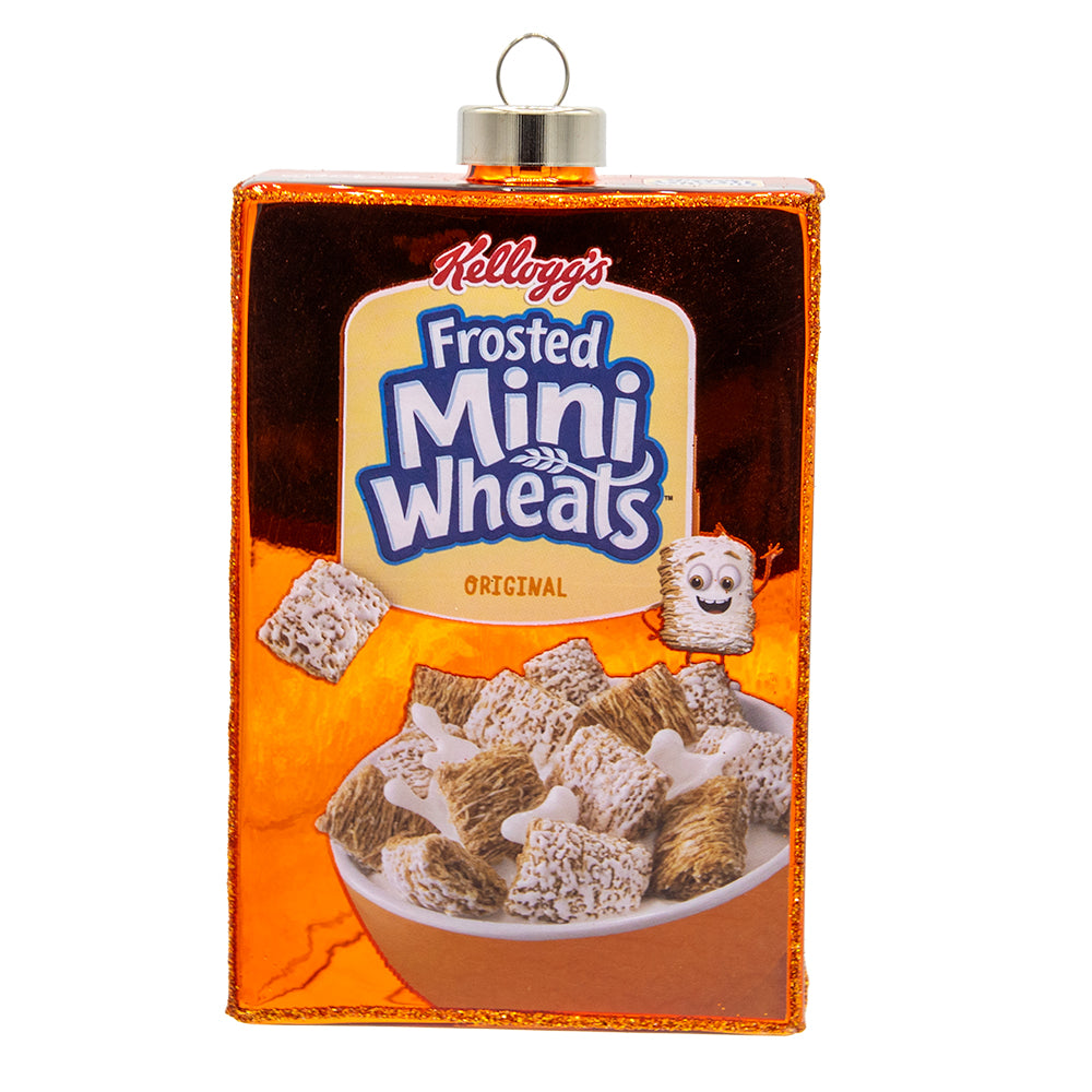 Front image - Kelloggs® Frosted Mini-WheatsTM Cereal Box - (Kellogg's cereal box)