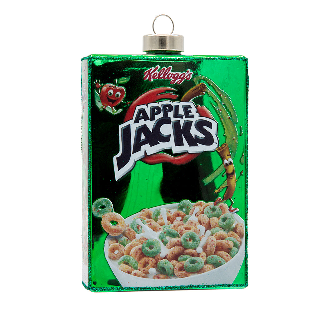Back image - Kelloggs® Apple JacksTM Cereal Box - (Kellogg's cereal ornament)