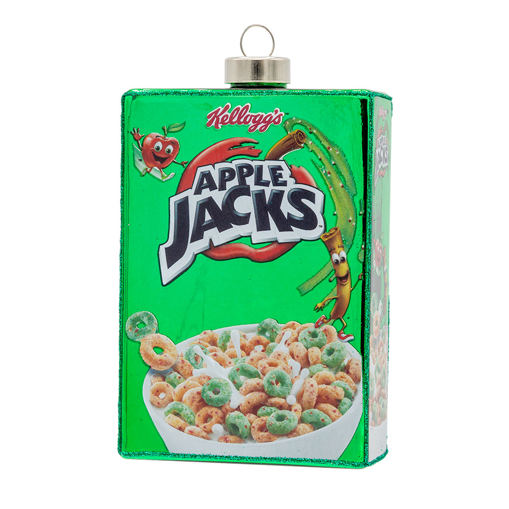 Front image - Kelloggs® Apple JacksTM Cereal Box - (Kellogg's cereal ornament)