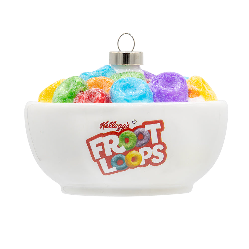 Front image - Kelloggs® Froot LoopsTM Cereal Bowl - (Cereal ornament)