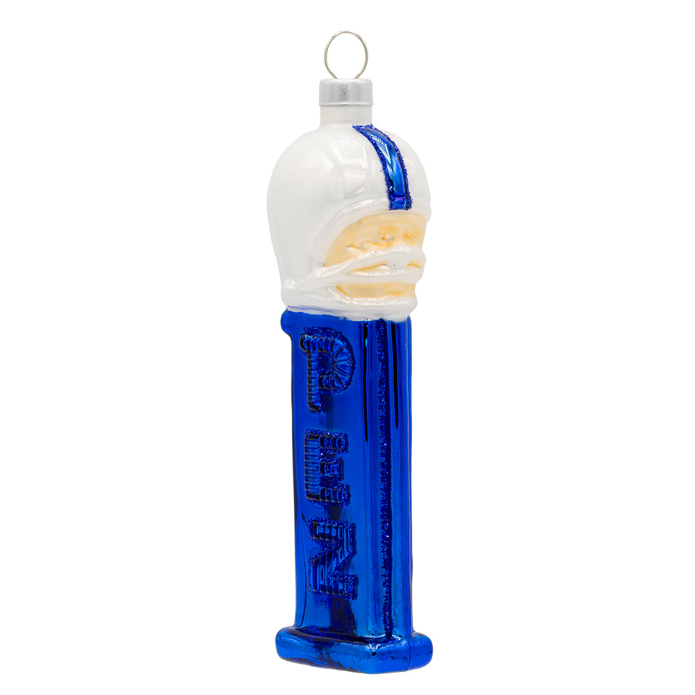 Side image - Blue Football Player PEZ© Dispenser - (PEZ candy ornament)