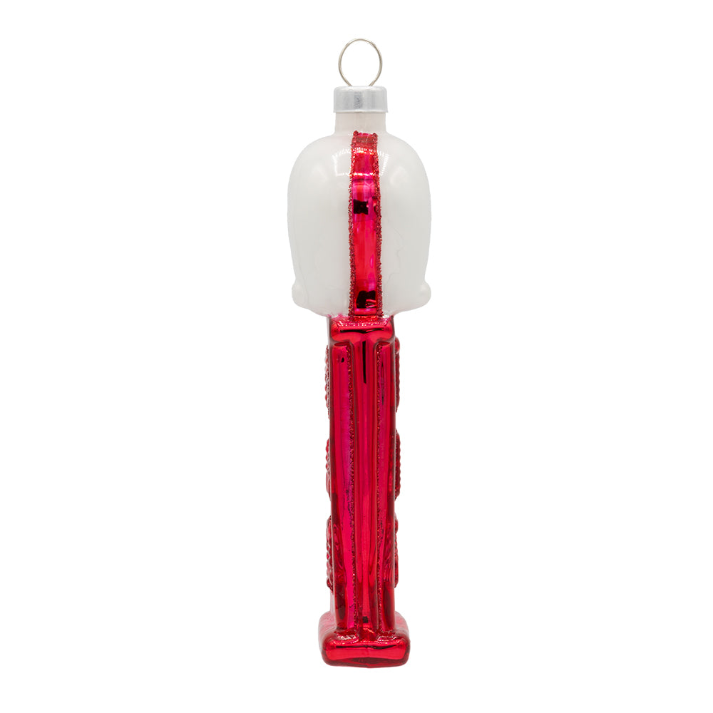Back image - Red Football Player PEZ© Dispenser - (PEZ candy ornament)