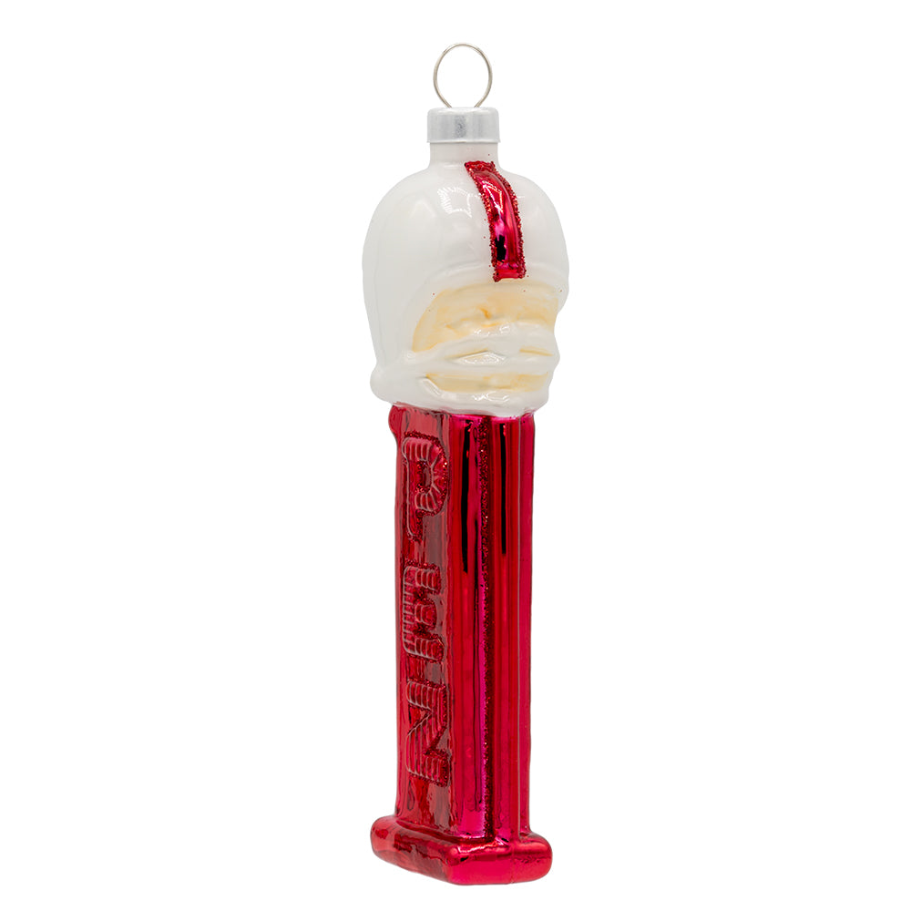 Side image - Red Football Player PEZ© Dispenser - (PEZ candy ornament)
