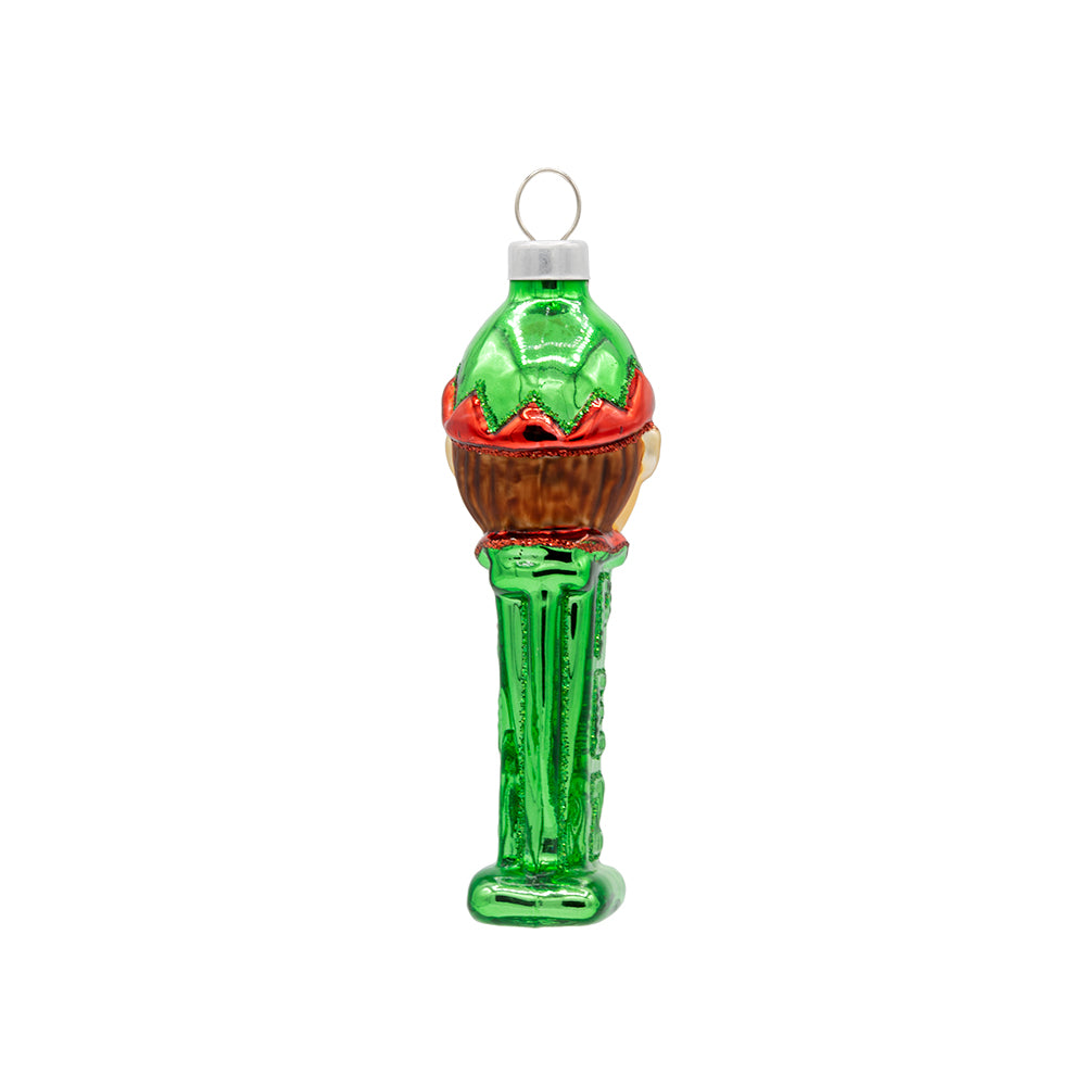 Back image - Elf Mini PEZ© Dispenser - (PEZ Candy ornament)