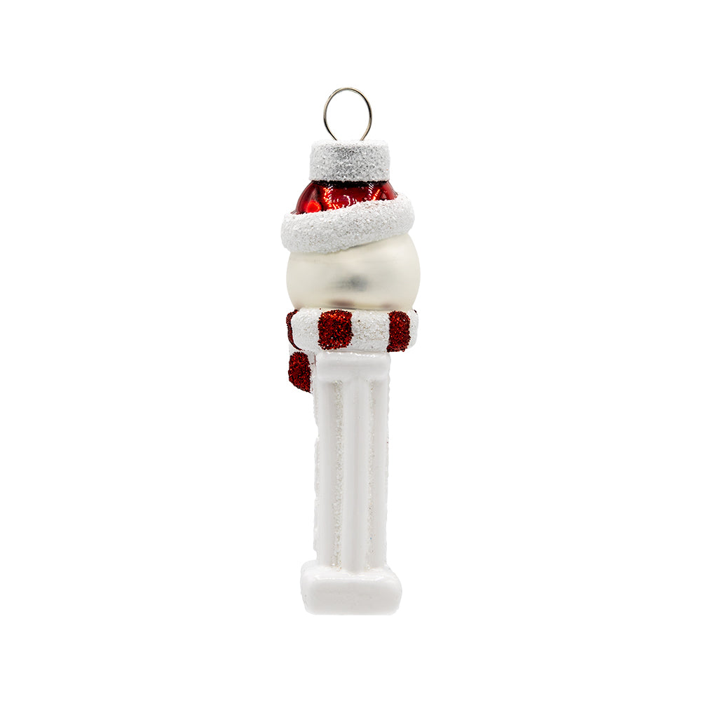 Back image - Snowman Mini PEZ© Dispenser - (PEZ candy ornament)