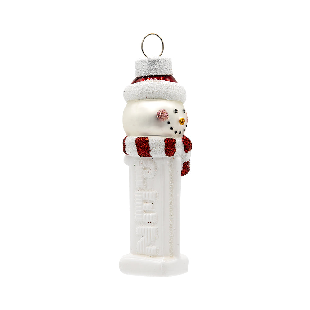 Side image - Snowman Mini PEZ© Dispenser - (PEZ candy ornament)