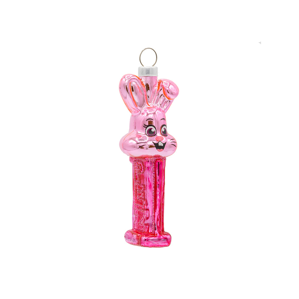 Side image - Pink Easter Bunny Mini PEZ© Dispenser - (PEZ candy ornament)