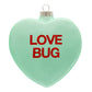 Front image - Sweethearts® LOVE BUG Ornament - (Sweethearts candy ornament)