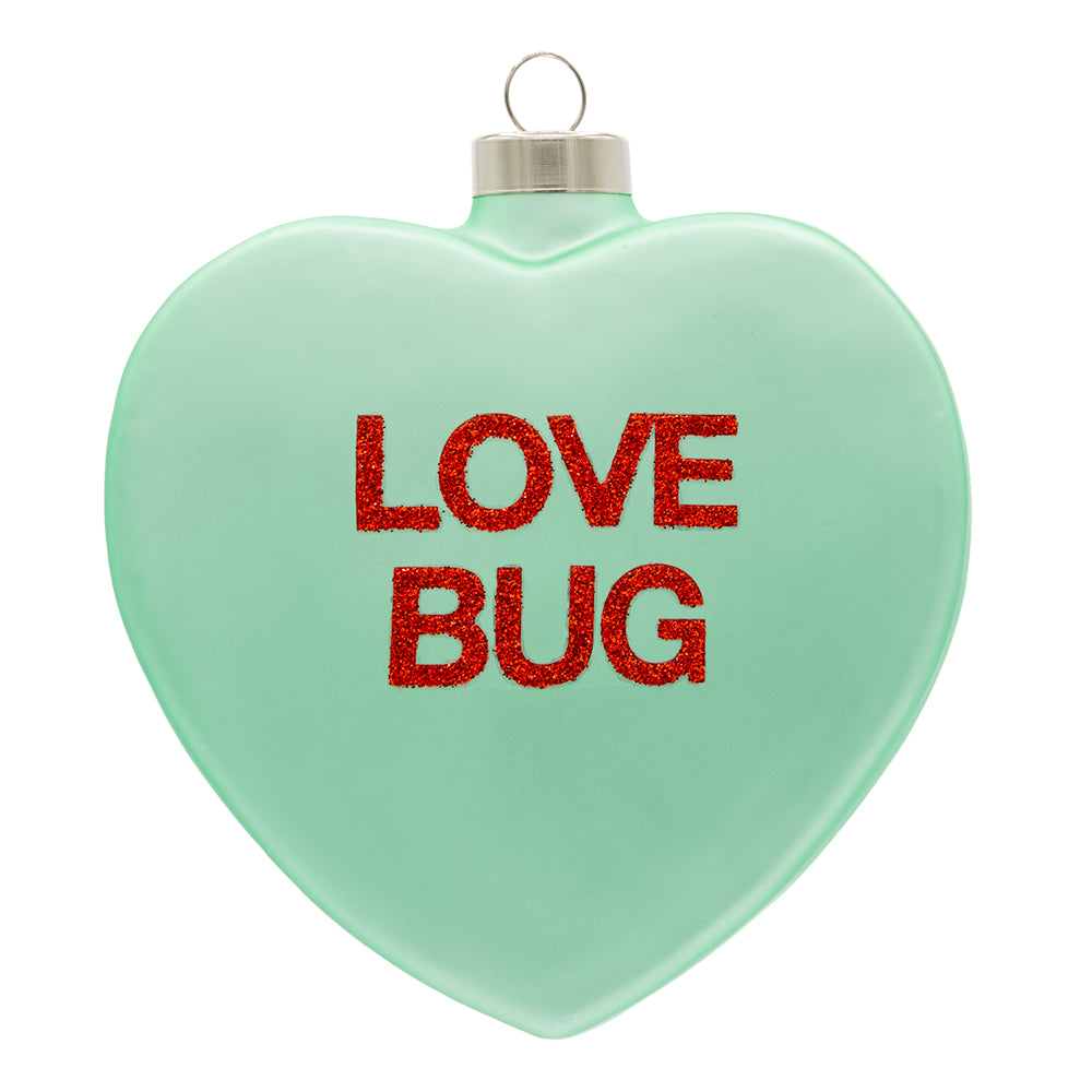 Front image - Sweethearts® LOVE BUG Ornament - (Sweethearts candy ornament)