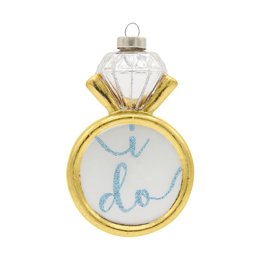 Front image - I Do! - (Wedding ornament)