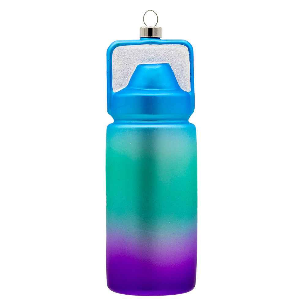 Back image - Motivational Water Bottle - (Water bottle drink ornament)
