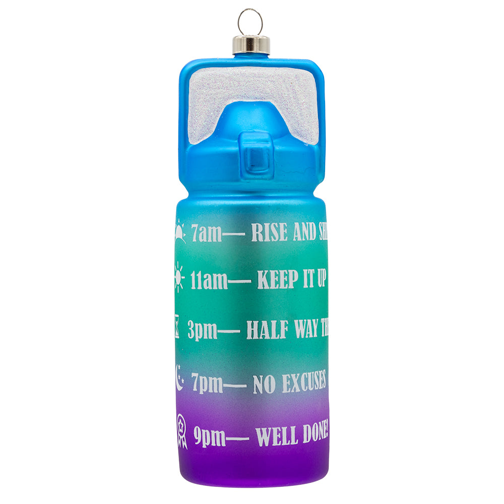 Front image - Motivational Water Bottle - (Water bottle drink ornament)