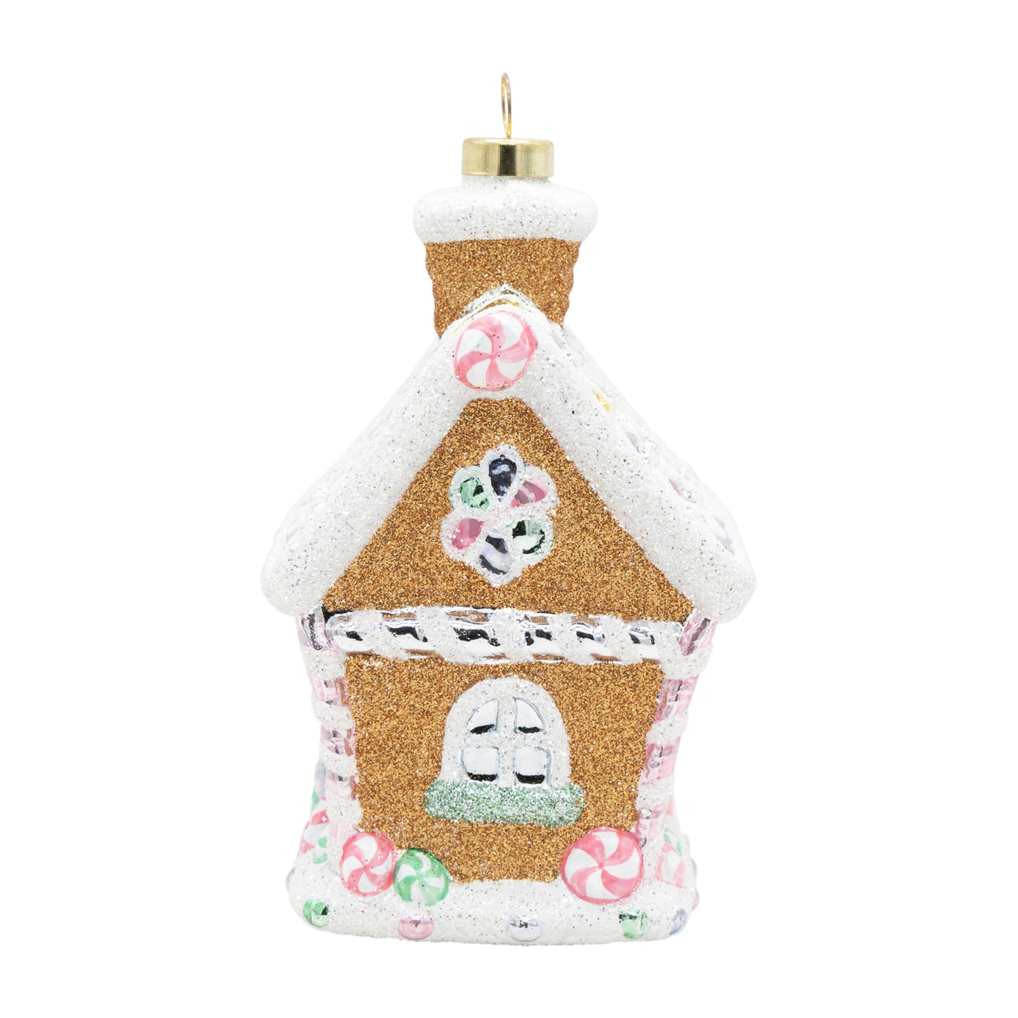 Pastel Gingerbread House Ornament
