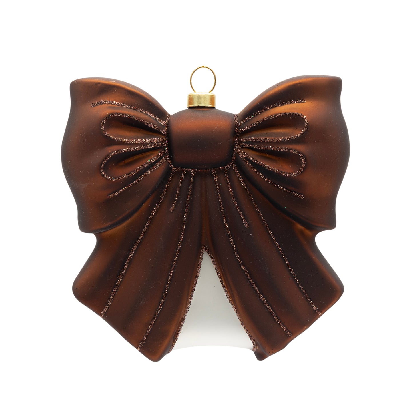 Brown Bow Ornament