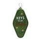 Keys To My Sleigh Vintage Keychain  Ornament