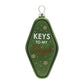 Keys To My Sleigh Vintage Keychain  Ornament