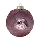 This dimpled
pink glass round is the perfect addition to an tree, whether it is classic or
contemporary. The unique dimpled round shape will reflect the lights on your
tree with a stunning effect.