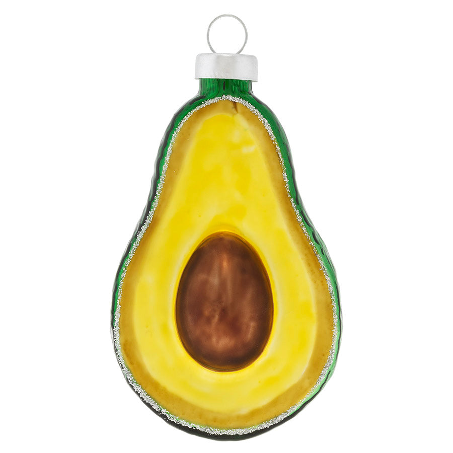 The beloved fruit of a generation. This avocado glass ornament is one of our favorite treats. 