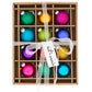 Chic and glittery, this 12 count Rainbow glass ornament box set will add the perfect splash of color to the Christmas season.