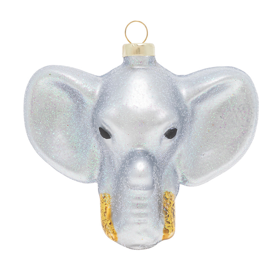 Our jungle collection got even larger with our new Shimmering Elephant which is covered in glitter and has gold foil tusks.