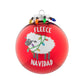 Bah, Bah, this sheep is all tangled up in some Christmas Lights featuring "Fleece Navidad".