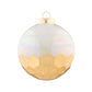 This clear opal round is finished with gold foil to take this round to the next level of elegance.