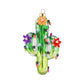 This cactus decorated with Christmas lights and flowers will be sure to give your tree a desert feel.